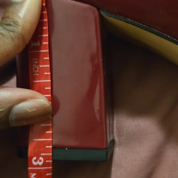 Abound Women's Red Block Heel Pumps - Picture 6 of 6